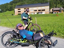 Auf gemeinsamer Tour mit Vorjahressierger Hans im Bregenzerwald, Credits: passathon